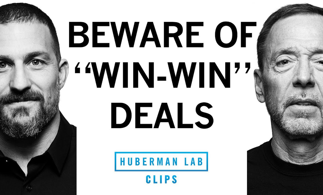 ENSPIRING.ai: Beware Of "Win-Win" in Negotiations - Chris Voss & Dr. Andrew Huberman