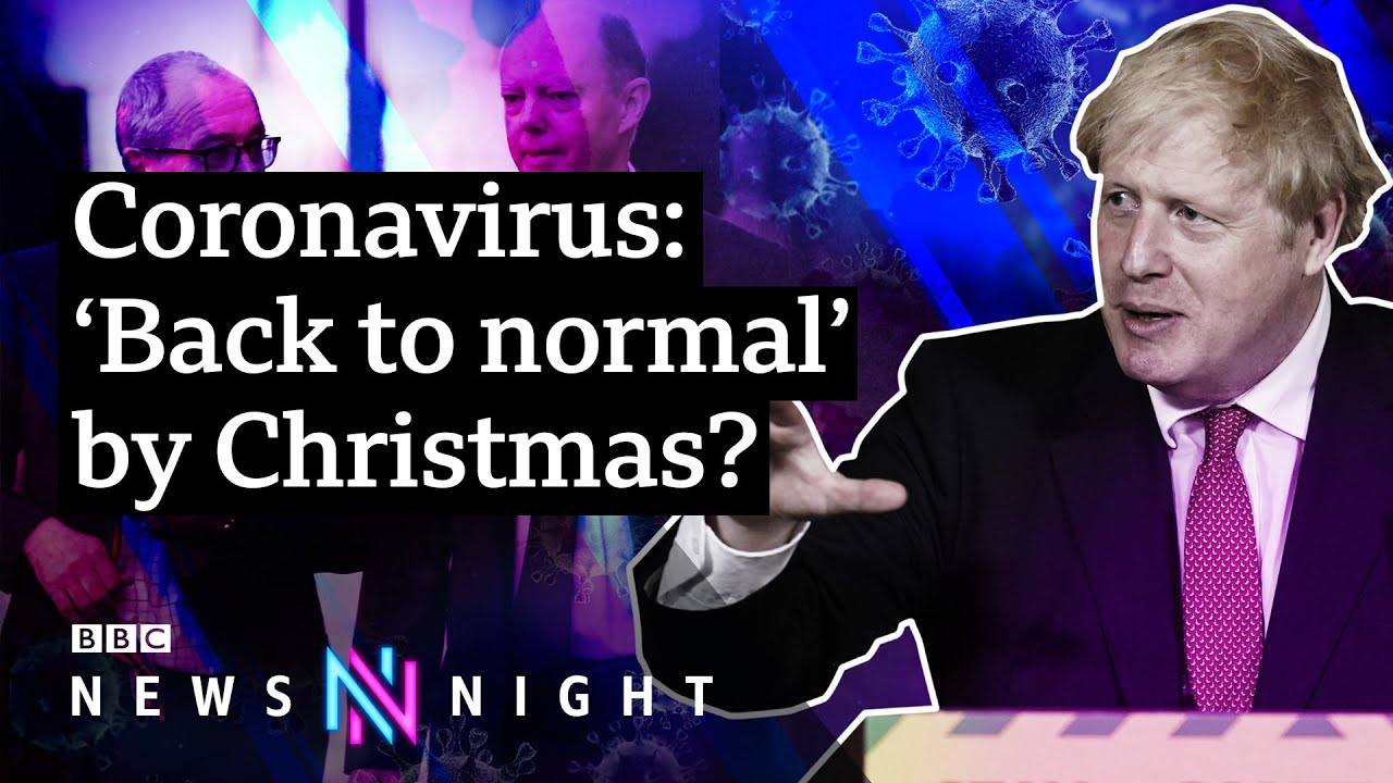 ENSPIRING.ai: Covid Lockdown - Boris Johnson sets out plan for 'significant normality' by Christmas - BBC Newsnight