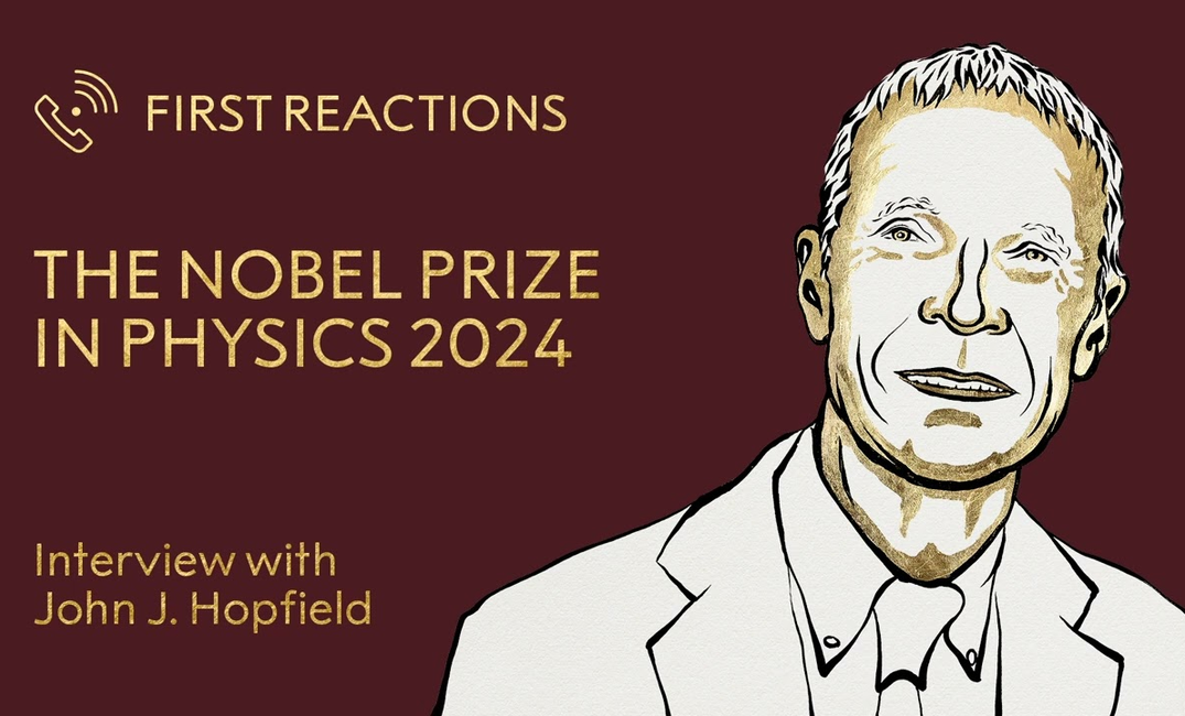 ENSPIRING.ai: First Reactions - John Hopfield, Nobel Prize in Physics 2024 - Telephone interview