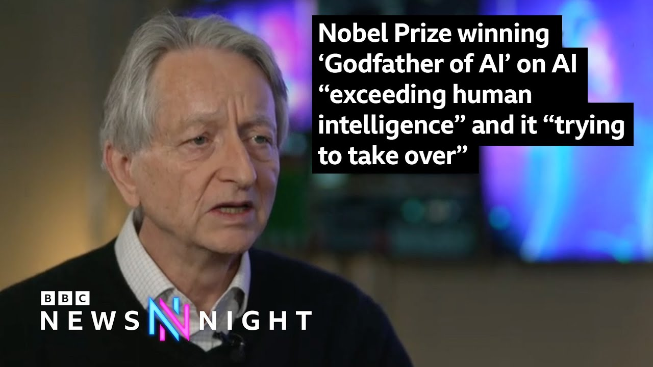 ENSPIRING.ai: Godfather of AI on AI exceeding human intelligence and it trying to take over