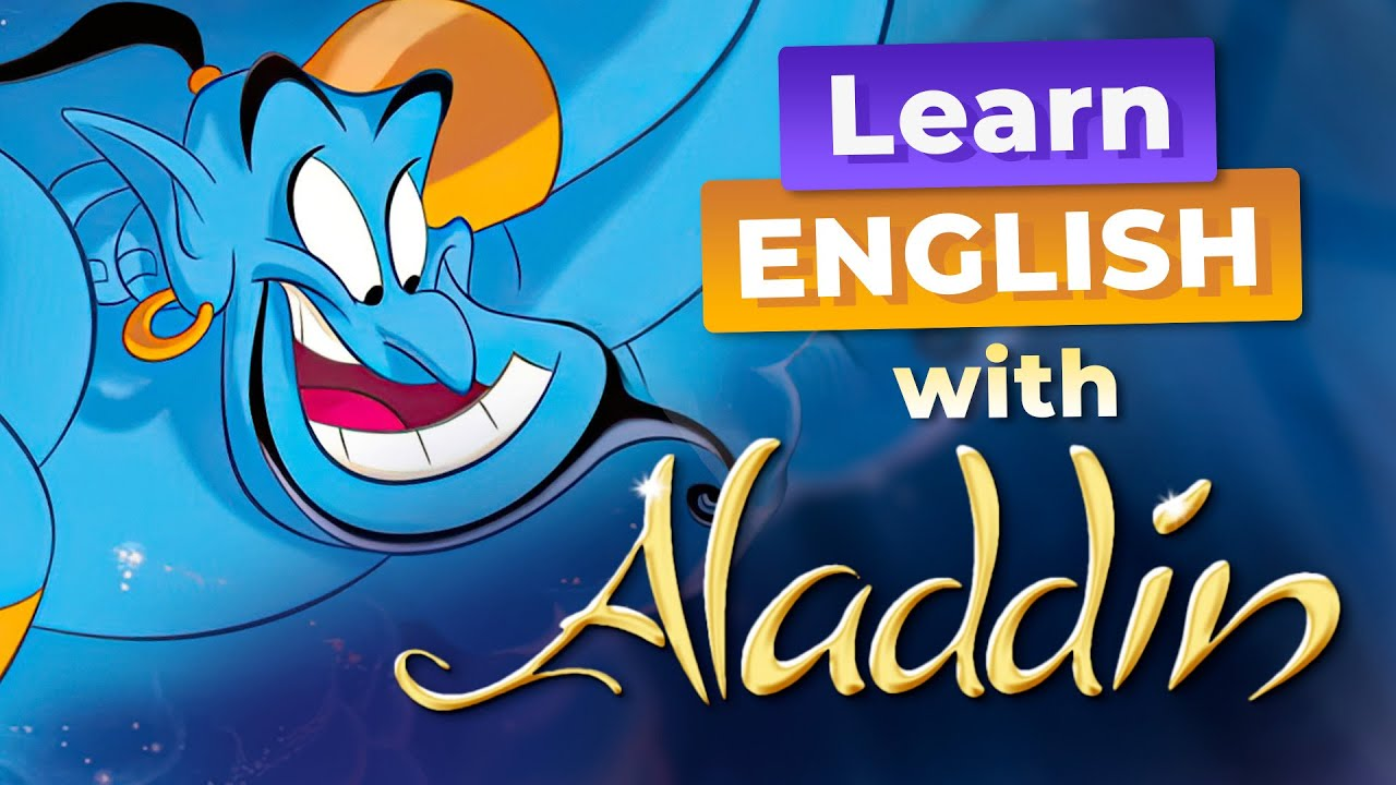 ENSPIRING.ai: Learn English with Disney's ALADDIN  First Time Meeting GENIE