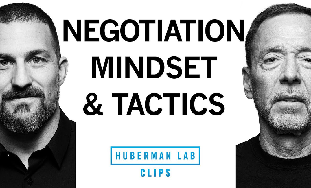 ENSPIRING.ai: Master Negotiation With These Tactics & Mindsets - Chris Voss & Dr. Andrew Huberman