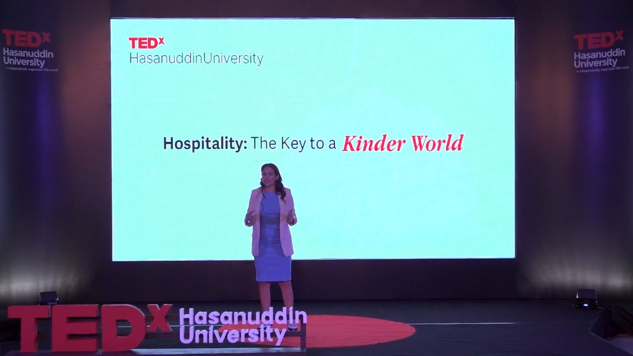 ENSPIRING.ai: Hospitality - The Key to a Kinder World - Evelyn Vargas - TEDxHasanuddin University