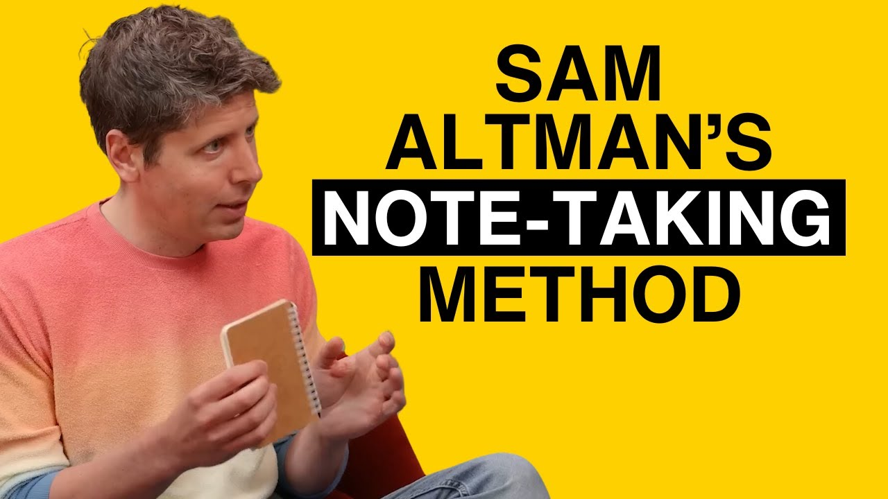 ENSPIRING.ai: Steal Sam Altman's Genius Note-Taking Method (Pocket Notebook Power!)