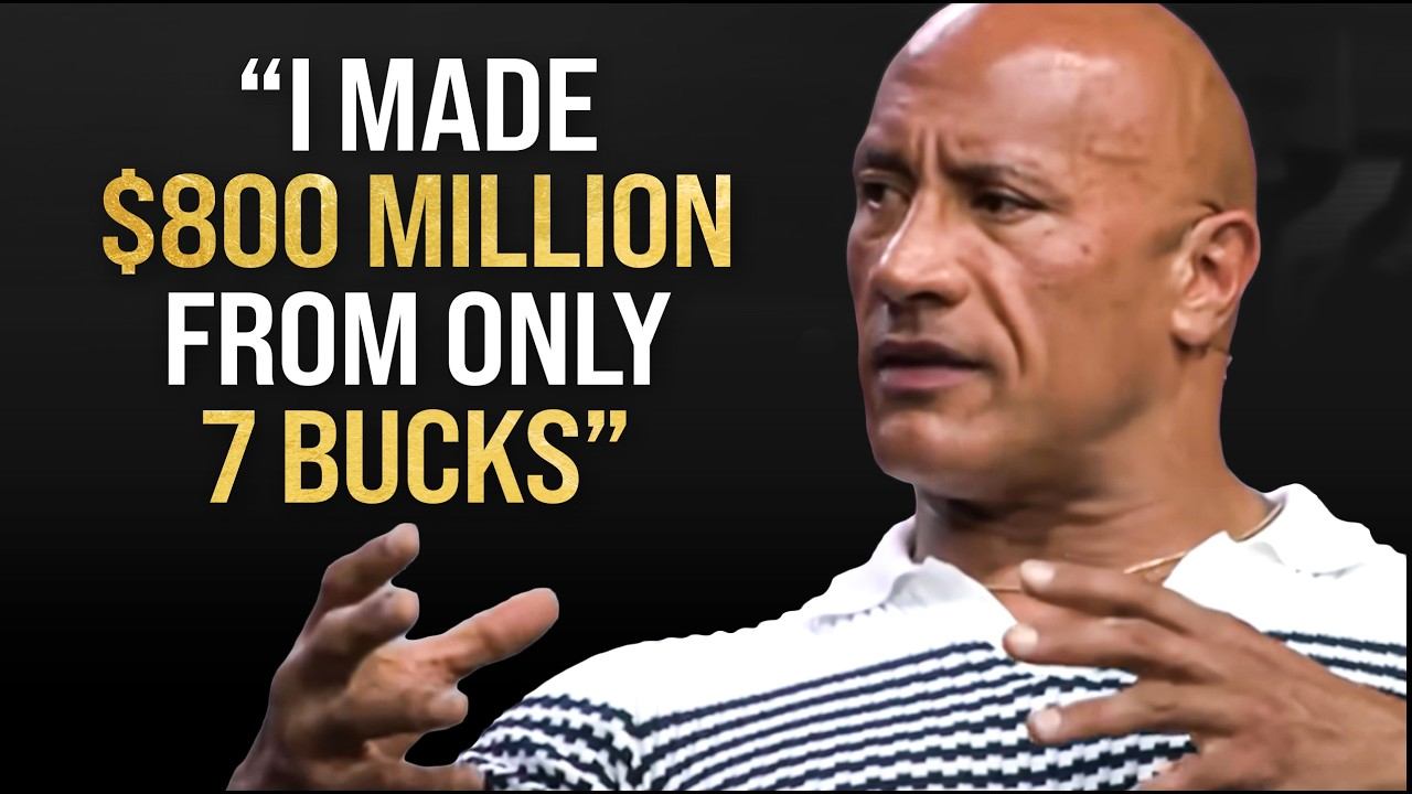 ENSPIRING.ai: How A Kid With $7 Bucks in His Pocket Built an Empire - Dwayne "The Rock" Johnson Motivation