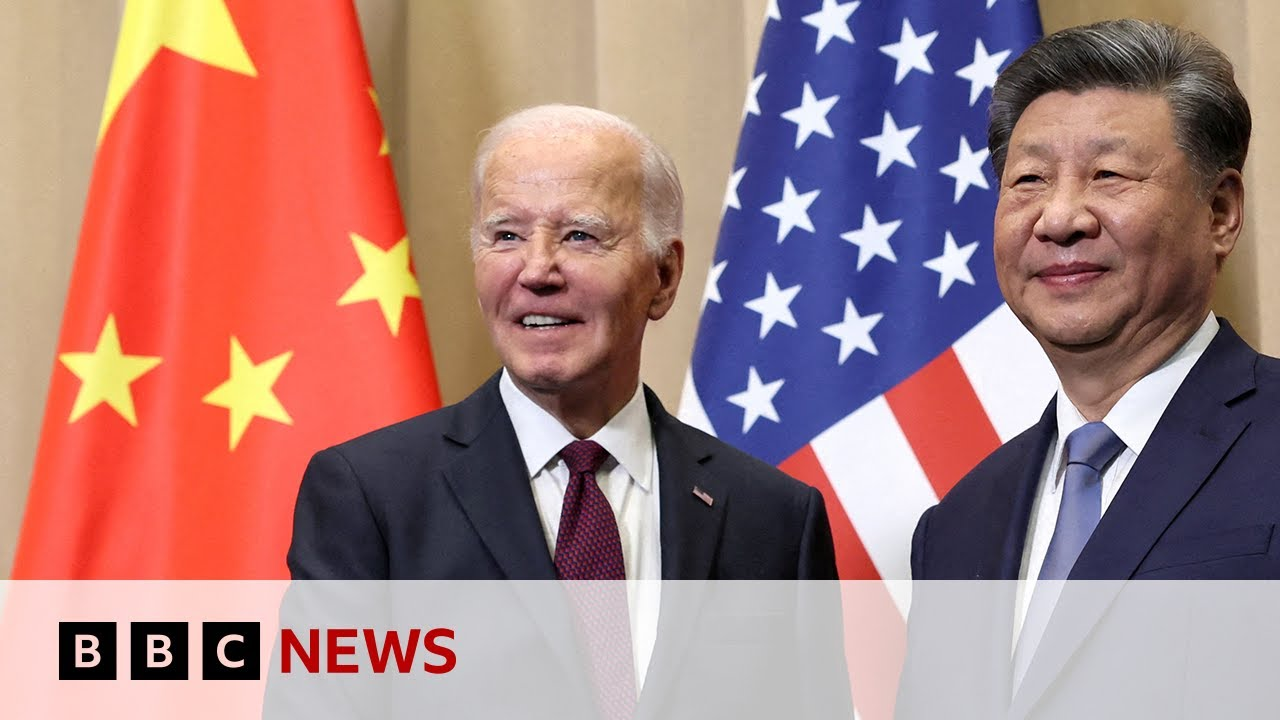 ENSPIRING.ai: Joe Biden holds last meeting with China's President Xi as US president - BBC News