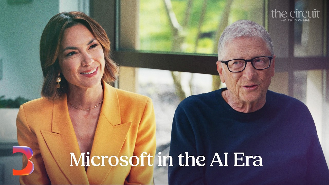 ENSPIRING.ai: Microsofts 50-Year Rise With Gates, Ballmer and Nadella - The Circuit with Emily Chang