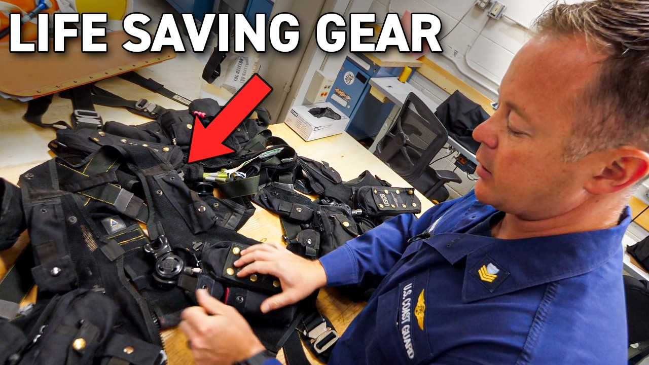 ENSPIRING.ai: What Gear Does a US Coast Guard Rescue Swimmer Carry? - Smarter Every Day 279