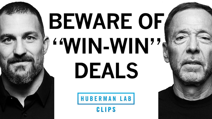 ENSPIRING.ai: Beware Of "Win-Win" in Negotiations - Chris Voss & Dr. Andrew Huberman