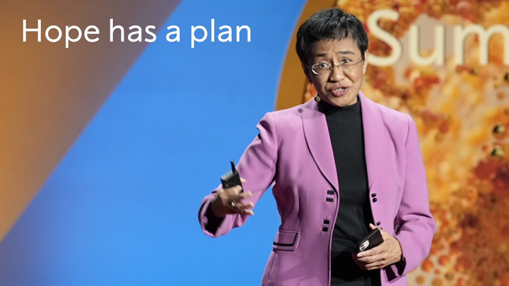 ENSPIRING.ai: Hope has a plan - Maria Ressa - Nobel Prize Summit 2023