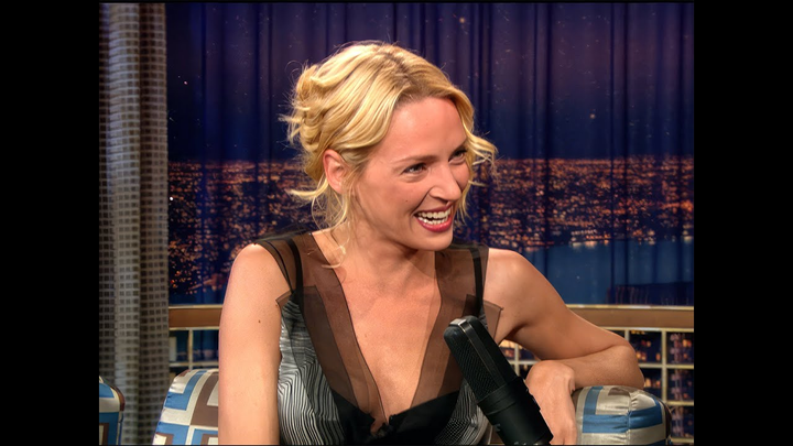 ENSPIRING.ai: Uma Thurman's Thoughts on Quentin Tarantinos Foot Fetish - Late Night with Conan OBrien